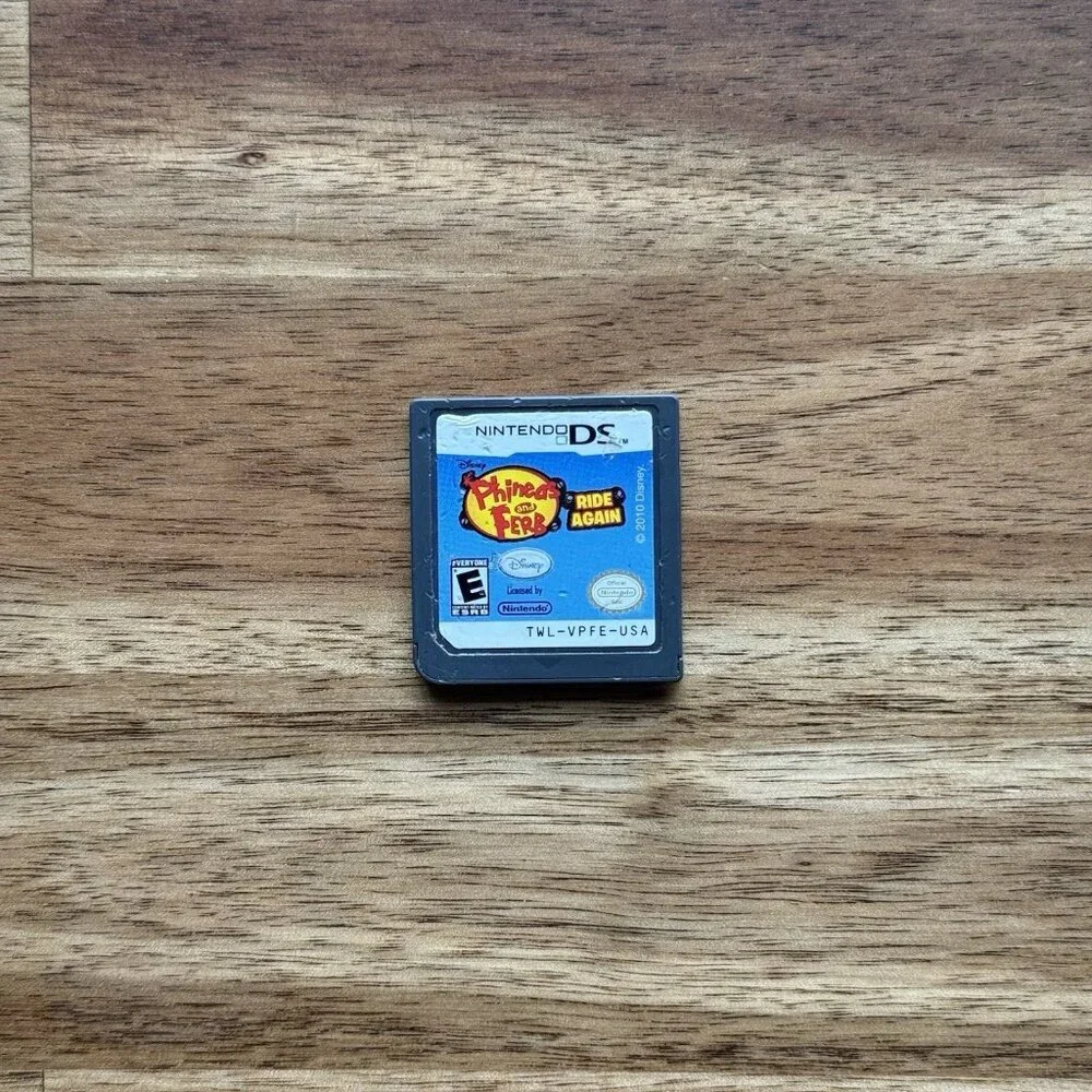 Nintendo DS Phineas and Ferb: Ride Again - In Box‎ Working Tested READ!